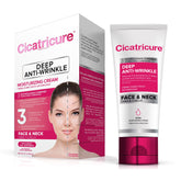 Cicatricure emballage crème visage anti-rides en 60 ml, présentation élégante.