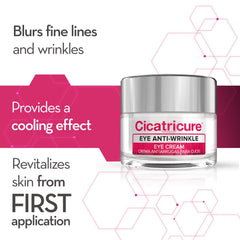 Texture gel yeux Cicatricure, préparation lissante et fraîche pour le contour des yeux.