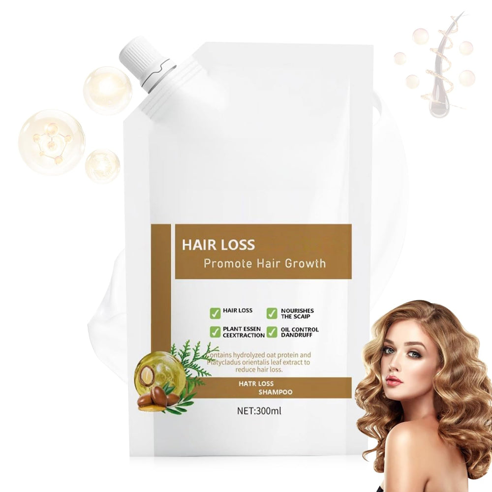 CidnMatd Shampoing anti-chute, flacon, favorise l'hydratation des cheveux.
