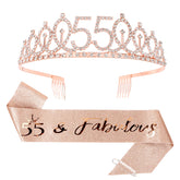 Couronne CIEHER 55e anniversaire avec perles pour un look princesse d exception