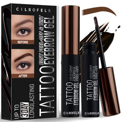 Gel tatouage Cilrofelr pour sourcils, tenue longue durée et sans transfert.
