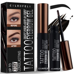 Cilrofelr Sourcils Gel Teint, brosse fine pour une application précise et durable.