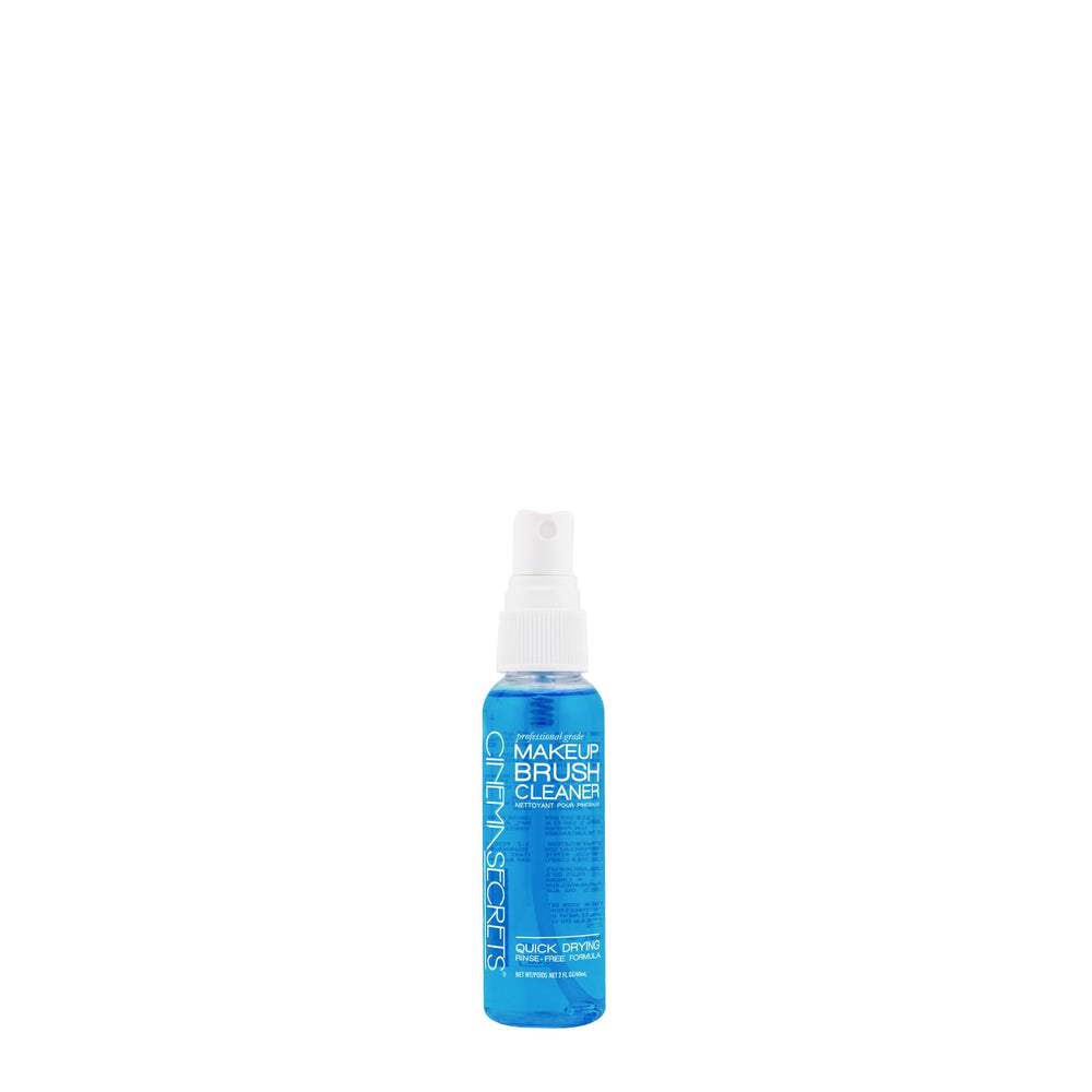 Bouteille Cinema Secrets nettoyant pinceaux bleu vanille pour un lavage efficace