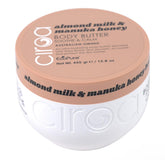 Ciroa Beurre corporel au lait d’amande et miel Manuka nourrit la peau.