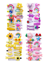 Barrettes CISMARK arc-en-ciel pour cheveux délicats, idéales au quotidien.