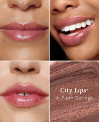 City Beauty City Lips Plum Springs - applicateur en action pour application uniforme