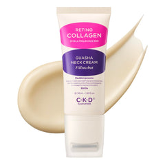 CKD Guaranteed Gua Sha Neck Cream - bouteille: soin du cou hydratant et rafraîchissant.