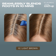 Clairol couverture gris 100% en 10 minutes pour l’uniformité.