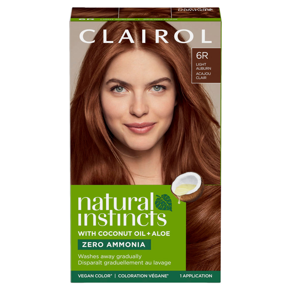 Clairol Natural Instincts: kit couleur crème et activateur pour une application simple.