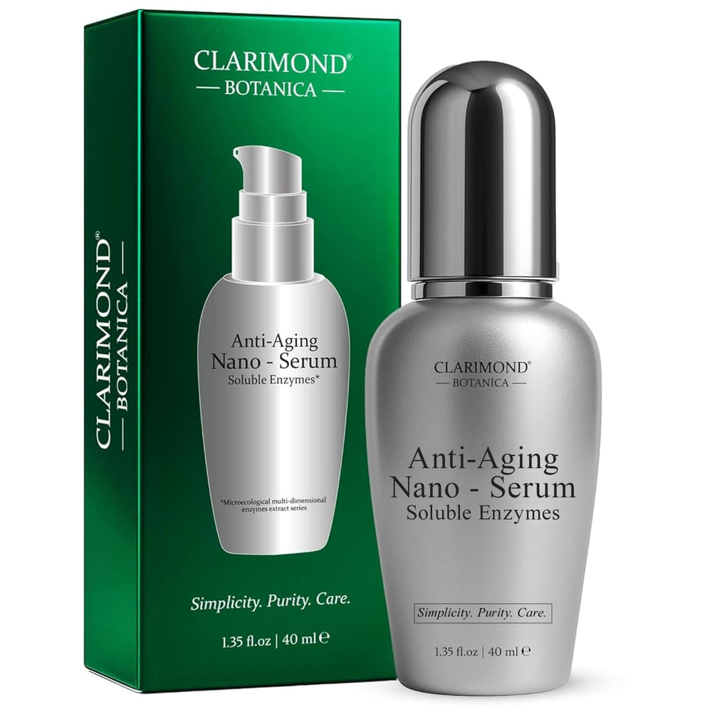 CLARIMOND Collagene-Peptide Sérum: bouteille visible, absorption rapide pour peau lumineuse.