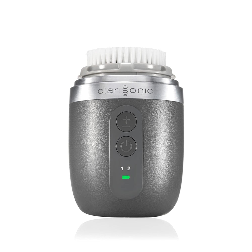 Clarisonic Alpha FIT, brosse visage homme gris, nettoyage en profondeur des pores.