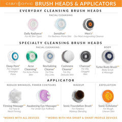 Clarisonic têtes-brosse-visage-hommes-compatible-toutes-brosses compatibles avec toutes les brosses.