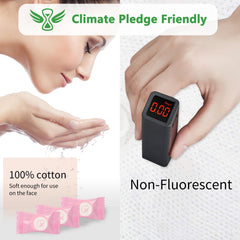 Classycoo serviette compressée rose ouverture et expansion rapides
