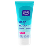 Clean & Clear Deep Action Cream Cleanser front view for daily acne-prone skin care.
