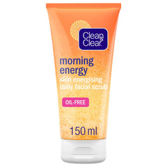 Clean & Clear gommage visage energisant matin, réveil frais et peau purifiée