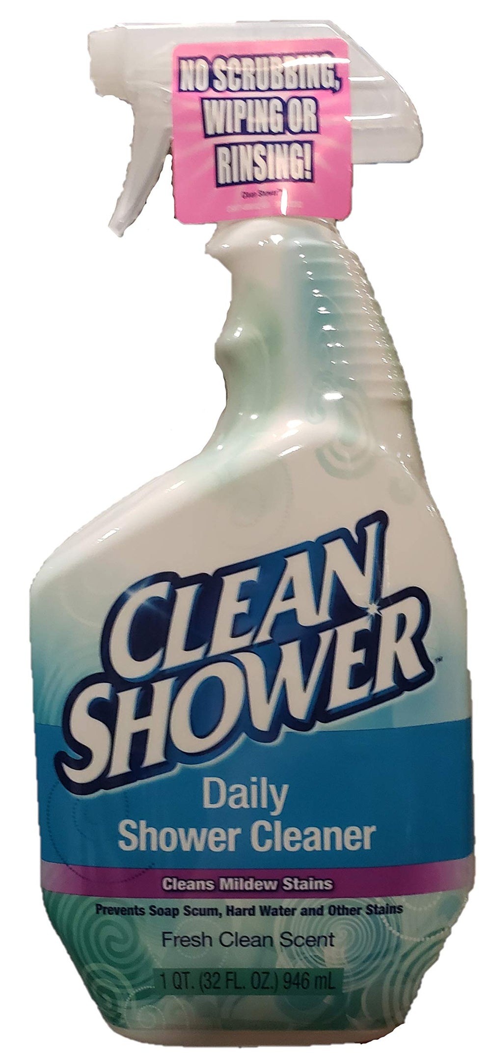 Nettoyant douche Clean Shower: action rapide pour prévenir les dépôts et brillance durable.