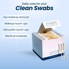 CLEAN SKIN CLUB connecteur en bambou solide, résistance assurée.