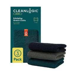Gant exfoliant Cleanlogic pour un lavage en profondeur et peau plus lisse.