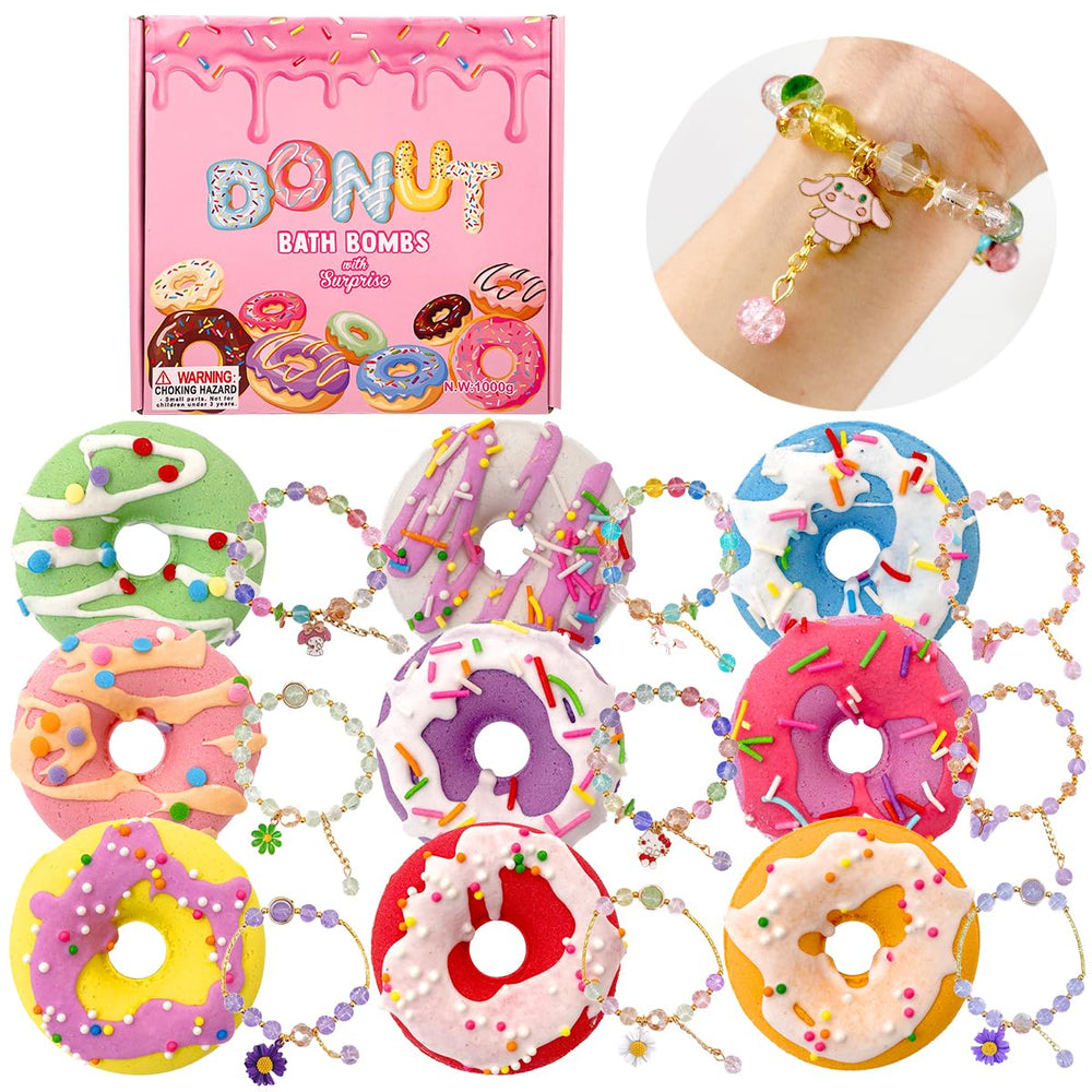 Clear and Fresh bombe-bain-donut-bracelet-interieur pour un moment ludique et parfumé.