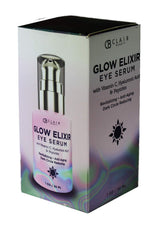 Sérum Yeux Clear Beauty - Flacon visible avec vitamine C et hyaluronique pour éclaircir les cernes.