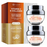 Clear Beauty: creme hydratante vitamine C et collagene pour un teint uniforme.