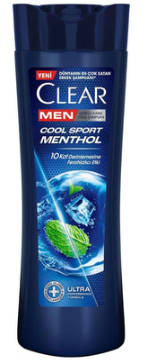 Clear Men Cool Sport Menthol : la bouteille rafraîchissante pour cuir chevelu propre et dynamique.