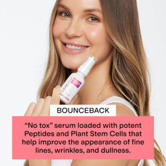 BounceBack met en évidence les peptides tri pour une peau lisse