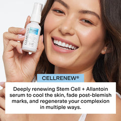 Texture satinée du sérum CELLRENEW qui s’absorbe rapidement.