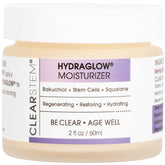 CLEARSTEM Hydraglow crème visage, texture légère et hydratante pour peau repulpée.