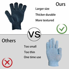 Gants CLEEDY faciles à rincer et nettoyer après usage.