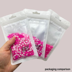 CLEKSPOYE paillettes verre flatback sur vetement, accents lumineux durables