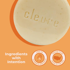 Cleure Face & Body Bar avoine apaisante, calme irritations mineures