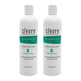 Shampoing Cleure Volume hypoallergenique en flacon, douceur et volume pour cheveux sensibles.