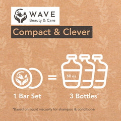 Clever Yoga conditioner bar close-up highlighting bergamot extract and moisturizing feel