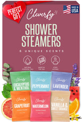 CLEVERFY Shower Steamers lavande: détente spa à domicile avant le coucher