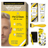 CLEVERMAN crème coloration cheveux-barbe pour une couverture naturelle et durable.
