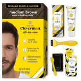 Cleverman kit-coloration-cheveux-homme offre une couverture naturelle des cheveux gris en quelques minutes
