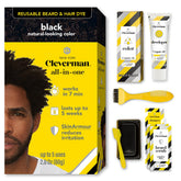 Cleverman teinture cheveux et barbe noir – emballage prêt à l’emploi