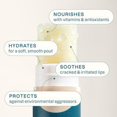 Baume lèvres Agrumes Cliganic, parfum vivifiant et soin.