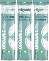 Cliganic disques coton biologique pour démaquillage doux et efficace.