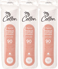 Disques coton visage Cliganic, douceur délicate pour peau sensible et nettoyage quotidien