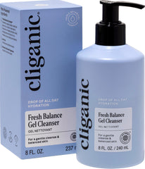 Cliganic Gel Nettoyant Visage - bouteille pratique pour un nettoyage doux et hydratant.