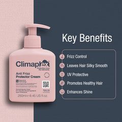 Climaplex Crème Anti-Frizz – Texture légère démontrée, démêle et maîtrise les frisottis sans alourdir.