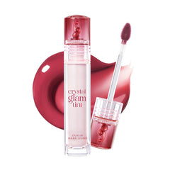 CLIO Teinte Cristal Glam Cerise Séche sur flacon, couleur éclatante et durable.
