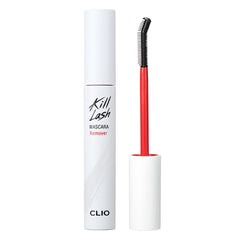 CLIO Kill Lash Demaquillant Yeux – brosse incline facilite l’accès et démaquillage précis.