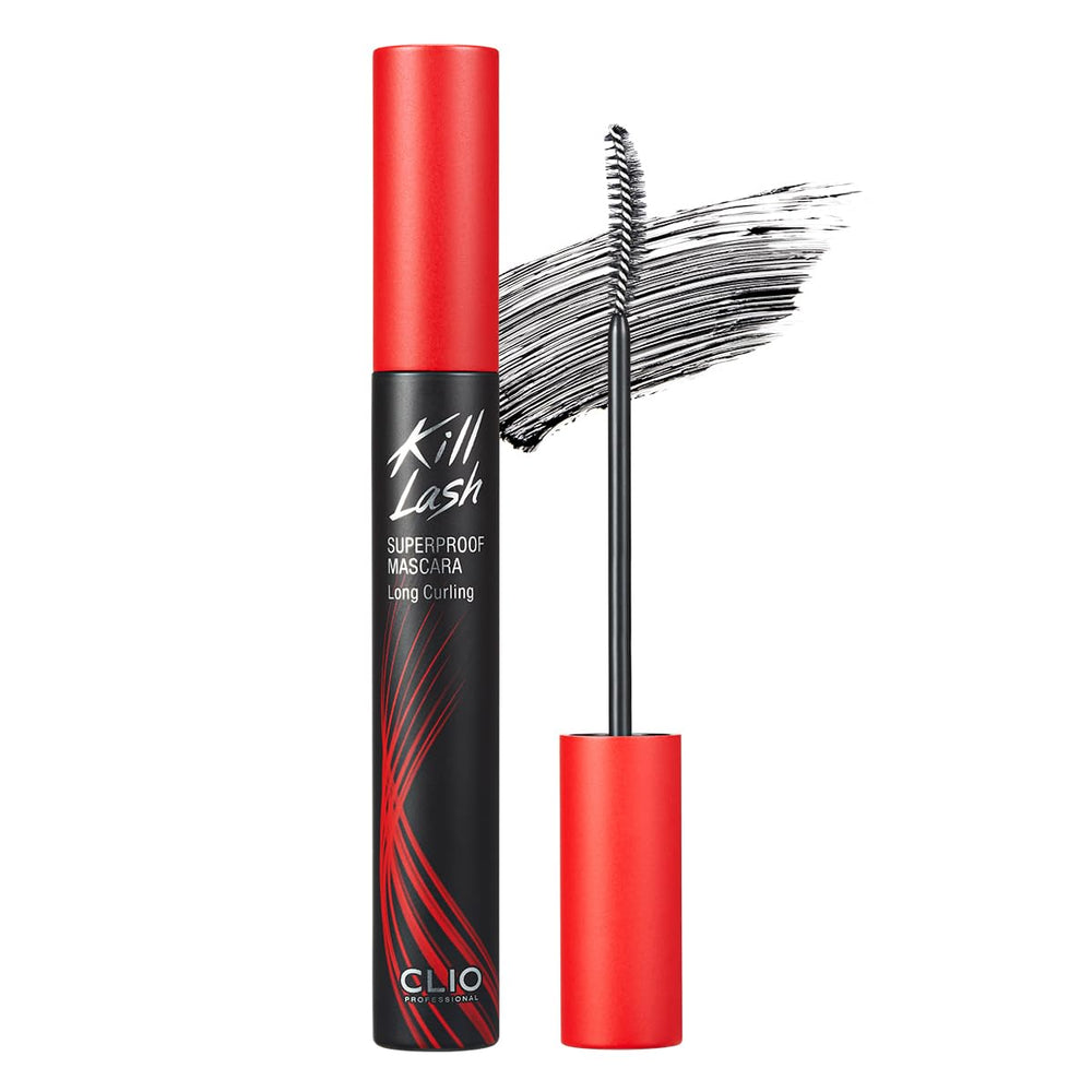 CLIO Kill Lash Superproof Mascara – brosse mince et incline pour cils parfaitement définis