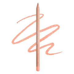CLIO Wood Velvet Lip Pencil in Vanilla Coral; long-lasting contour with a matte finish.