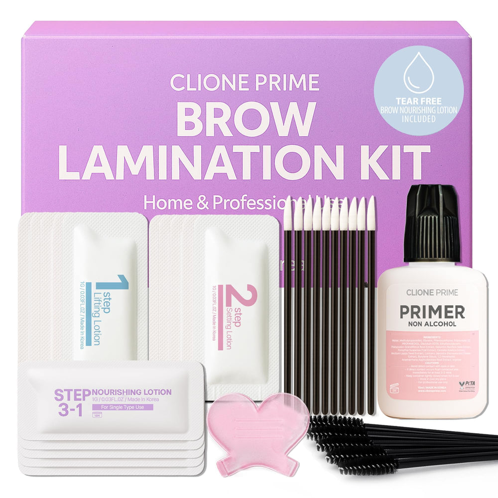 CLIONE PRIME kit-lamination-sourcils-domicile : lamination précise pour des sourcils définis.