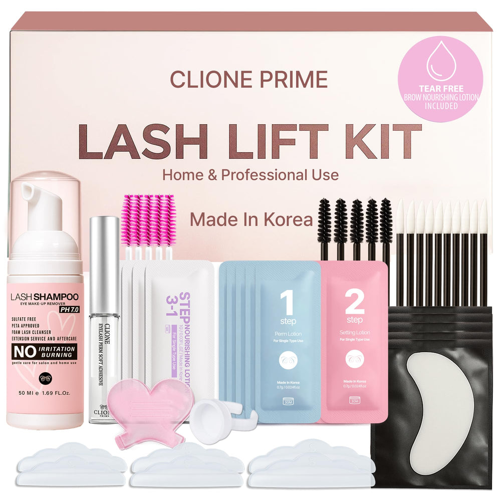 CLIONE PRIME kit-lash-lift-coffret: utilisation pratique et hygiénique.