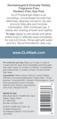 CLn ProStrength Wash – texture gel, exfolie en douceur les cellules mortes.